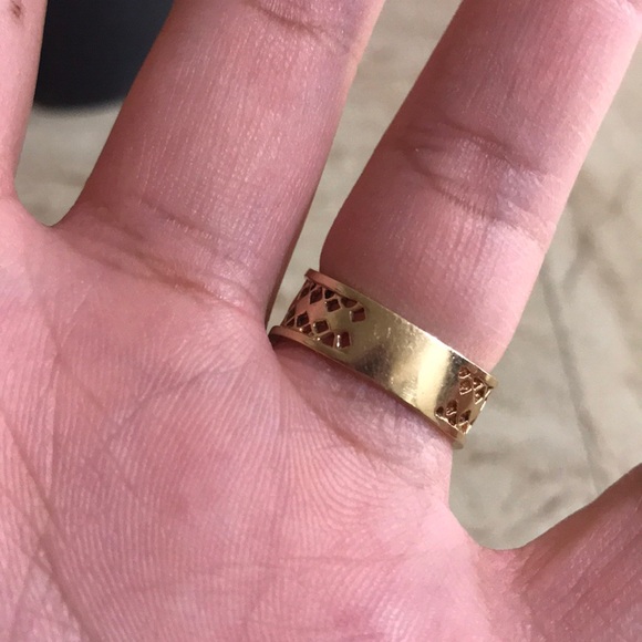 🌺Authentic 14K Yellow Heart Ring approx .30cts! - Picture 4 of 7